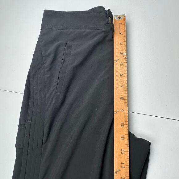 Athleta Uptown Ankle Pant Womens 2 Black Pockets Stretch Zipper Ankle Athleisure - Picture 13 of 16